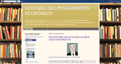 Desktop Screenshot of historiapensamientoeconomico.blogspot.com