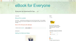 Desktop Screenshot of ebook-free4u.blogspot.com