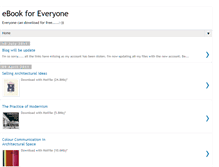 Tablet Screenshot of ebook-free4u.blogspot.com