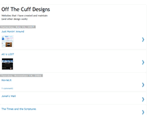 Tablet Screenshot of offthecuffdesigns.blogspot.com