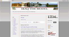 Desktop Screenshot of iraqthemodel.blogspot.com