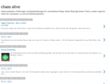 Tablet Screenshot of chaosalive.blogspot.com