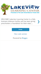 Mobile Screenshot of lakeviewlearningcenter.blogspot.com