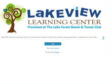 Tablet Screenshot of lakeviewlearningcenter.blogspot.com