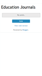 Mobile Screenshot of education-journals.blogspot.com