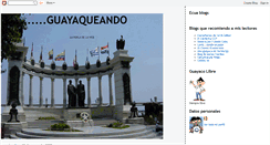 Desktop Screenshot of guayaqueando.blogspot.com
