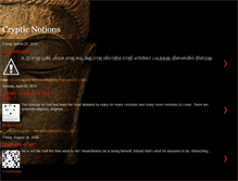 Tablet Screenshot of crypticnotions.blogspot.com