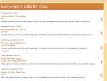 Tablet Screenshot of everyonesalittlebitcrazy.blogspot.com