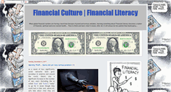 Desktop Screenshot of financialculture.blogspot.com