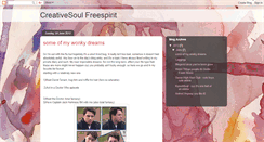 Desktop Screenshot of creativesoulfreespirit.blogspot.com