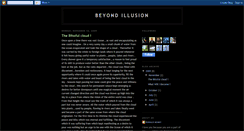 Desktop Screenshot of gobeyondillusion.blogspot.com