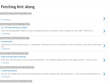 Tablet Screenshot of fetchingknitalong.blogspot.com