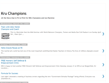 Tablet Screenshot of krutraining.blogspot.com