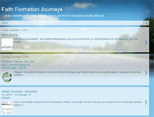 Tablet Screenshot of faithformationjourneys.blogspot.com