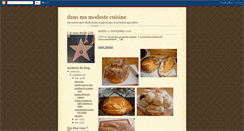 Desktop Screenshot of dansmamodestecuisine.blogspot.com