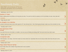 Tablet Screenshot of facetiouslyforty.blogspot.com