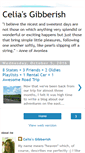 Mobile Screenshot of celiasgibberish.blogspot.com