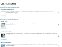 Tablet Screenshot of generacionnet.blogspot.com