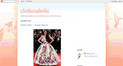 Desktop Screenshot of clothesaholic.blogspot.com