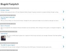 Tablet Screenshot of blugoldfastpitch.blogspot.com