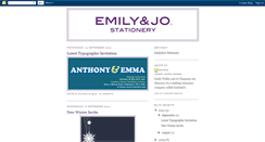 Desktop Screenshot of emilyandjoblog.blogspot.com