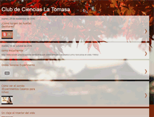 Tablet Screenshot of clubdecienciaslatomasa.blogspot.com