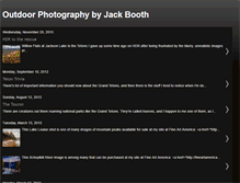 Tablet Screenshot of outdoorphotographybyjackbooth.blogspot.com
