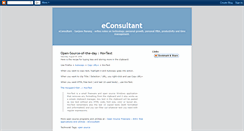 Desktop Screenshot of econsultant.blogspot.com