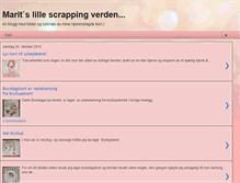 Tablet Screenshot of maritslillescrappingverden.blogspot.com