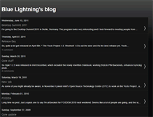 Tablet Screenshot of bluelightningnz.blogspot.com