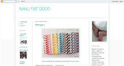 Desktop Screenshot of nanufaitdodo.blogspot.com