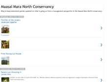 Tablet Screenshot of maranorthconservancy.blogspot.com