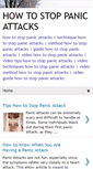 Mobile Screenshot of howtostop-panicattacks.blogspot.com