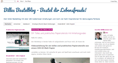 Desktop Screenshot of billes-bastelblog.blogspot.com