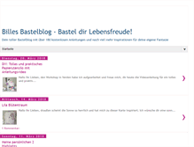 Tablet Screenshot of billes-bastelblog.blogspot.com