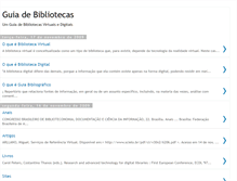 Tablet Screenshot of guiadebiblioteca.blogspot.com