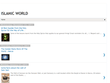 Tablet Screenshot of inislamicworld.blogspot.com