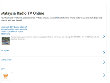 Tablet Screenshot of malaysia-radio-online.blogspot.com