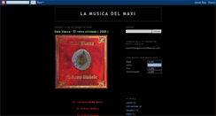 Desktop Screenshot of lamusicadelmaxi.blogspot.com