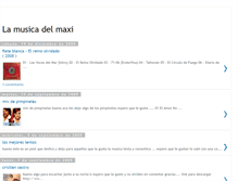 Tablet Screenshot of lamusicadelmaxi.blogspot.com