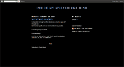 Desktop Screenshot of mysterygirl.blogspot.com