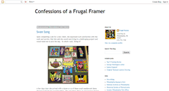 Desktop Screenshot of frugalframes.blogspot.com