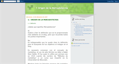 Desktop Screenshot of origenmercadotenia.blogspot.com