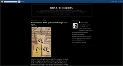 Desktop Screenshot of huskrecords.blogspot.com