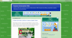 Desktop Screenshot of cuponesdescuentochile.blogspot.com