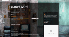 Desktop Screenshot of marosi-antal.blogspot.com