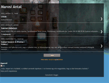 Tablet Screenshot of marosi-antal.blogspot.com