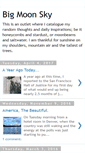 Mobile Screenshot of bigmoonsky.blogspot.com