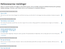 Tablet Screenshot of hellesnesevis.blogspot.com
