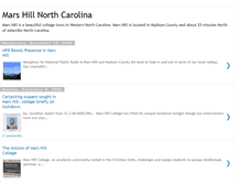 Tablet Screenshot of marshillnorthcarolina.blogspot.com